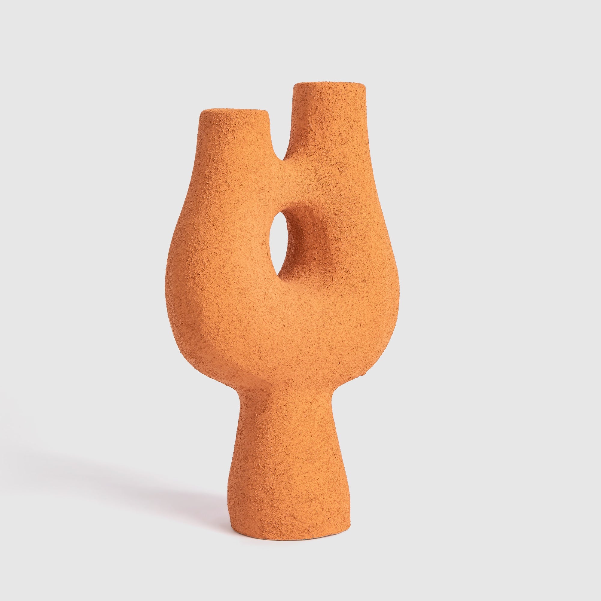 Nature's Fork Pottery Vase