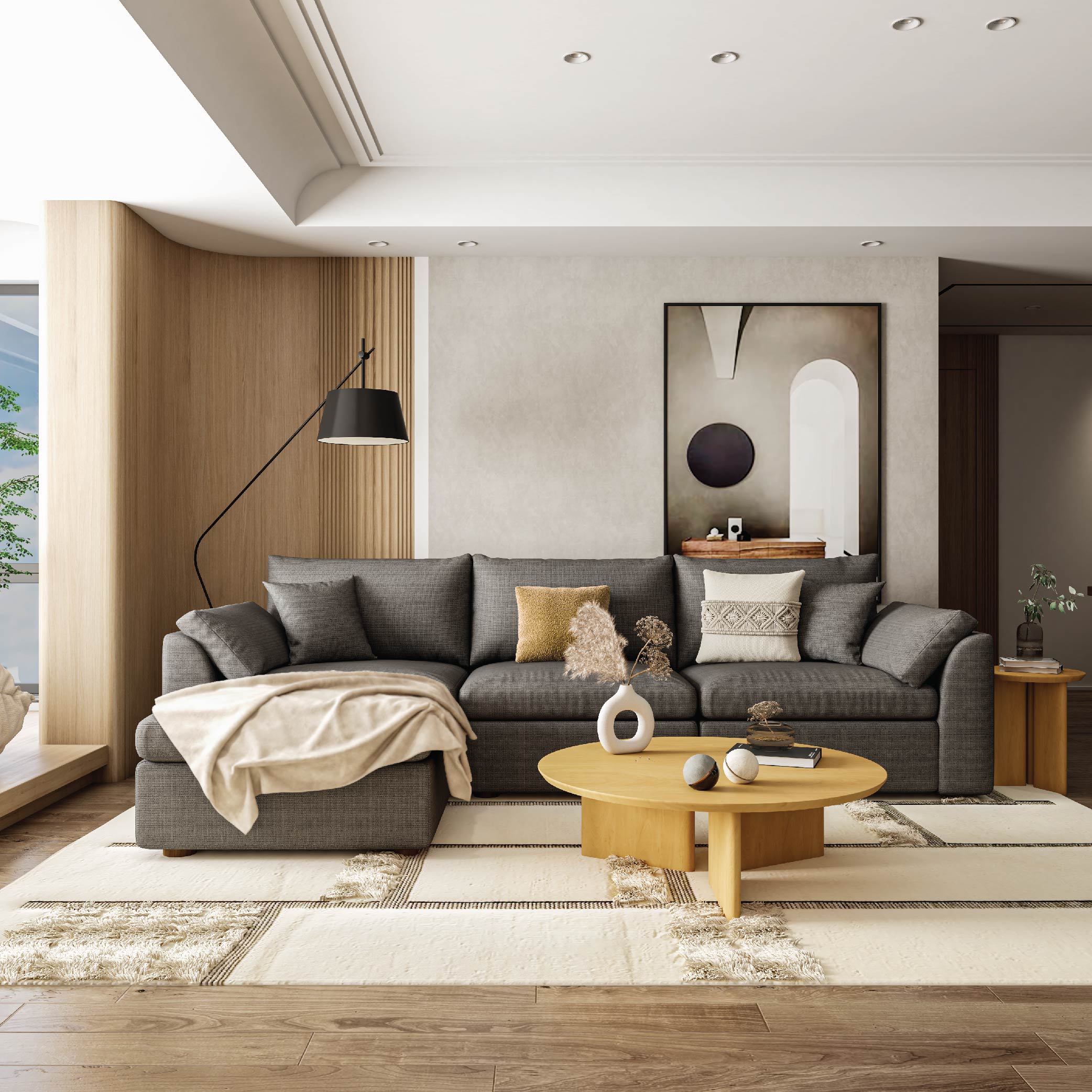 Brooke L-Shape Sofa