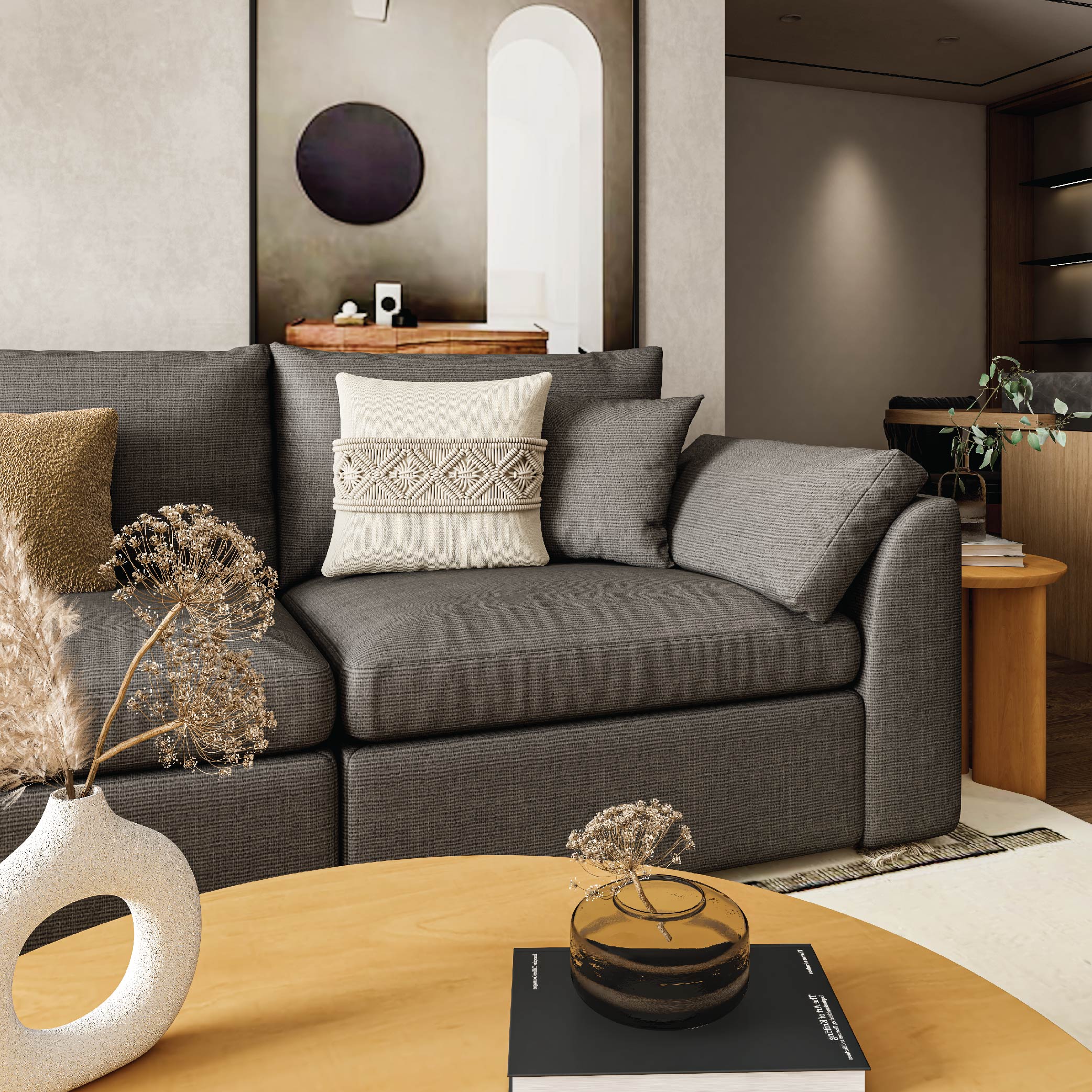 Brooke L-Shape Sofa