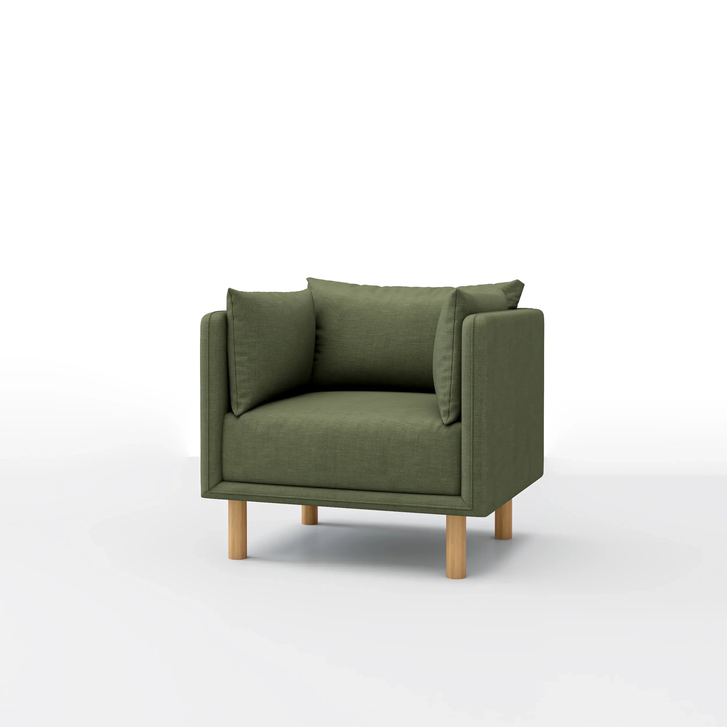 Mcann Wooden Legs Armchair