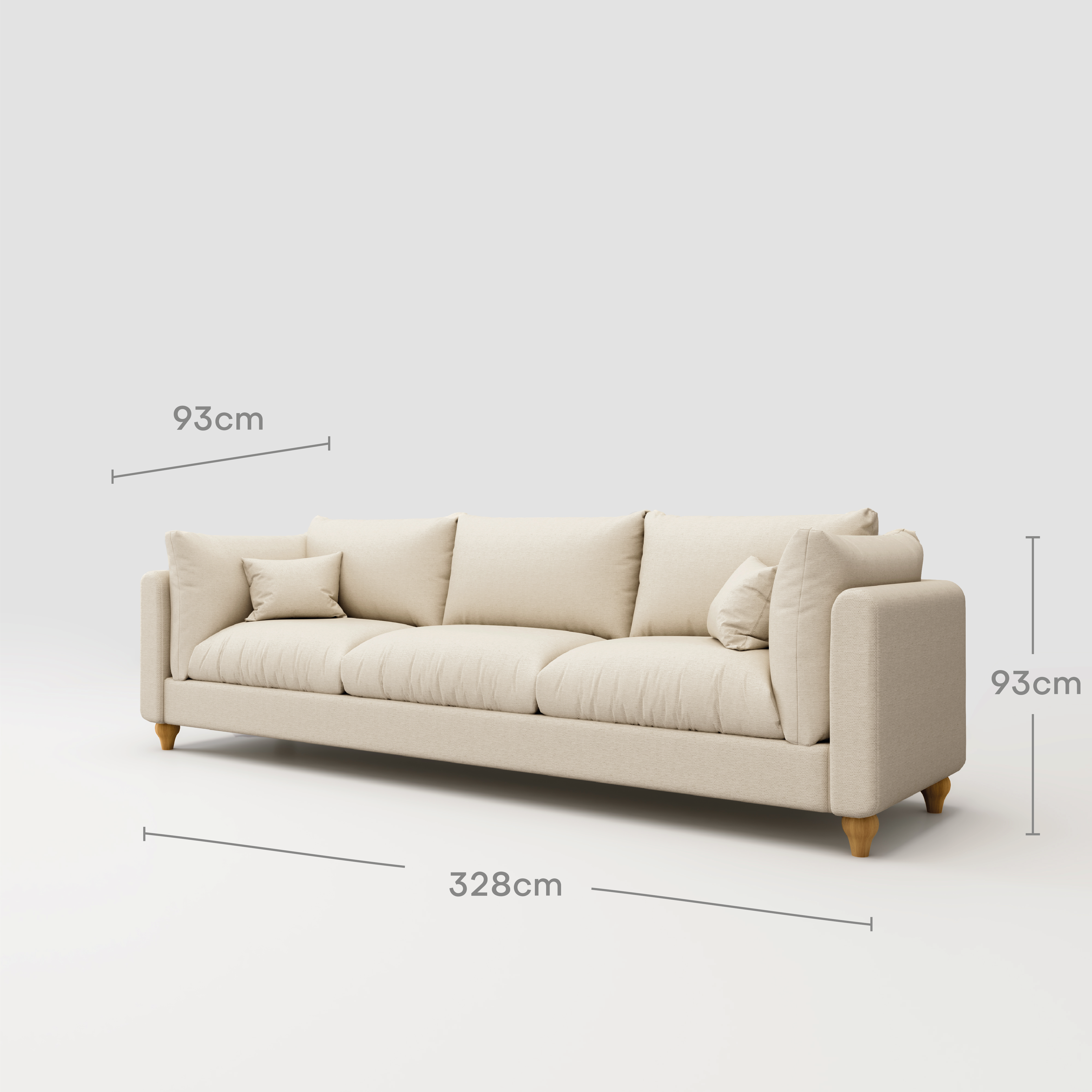 Cascade 3 Seater Sofa