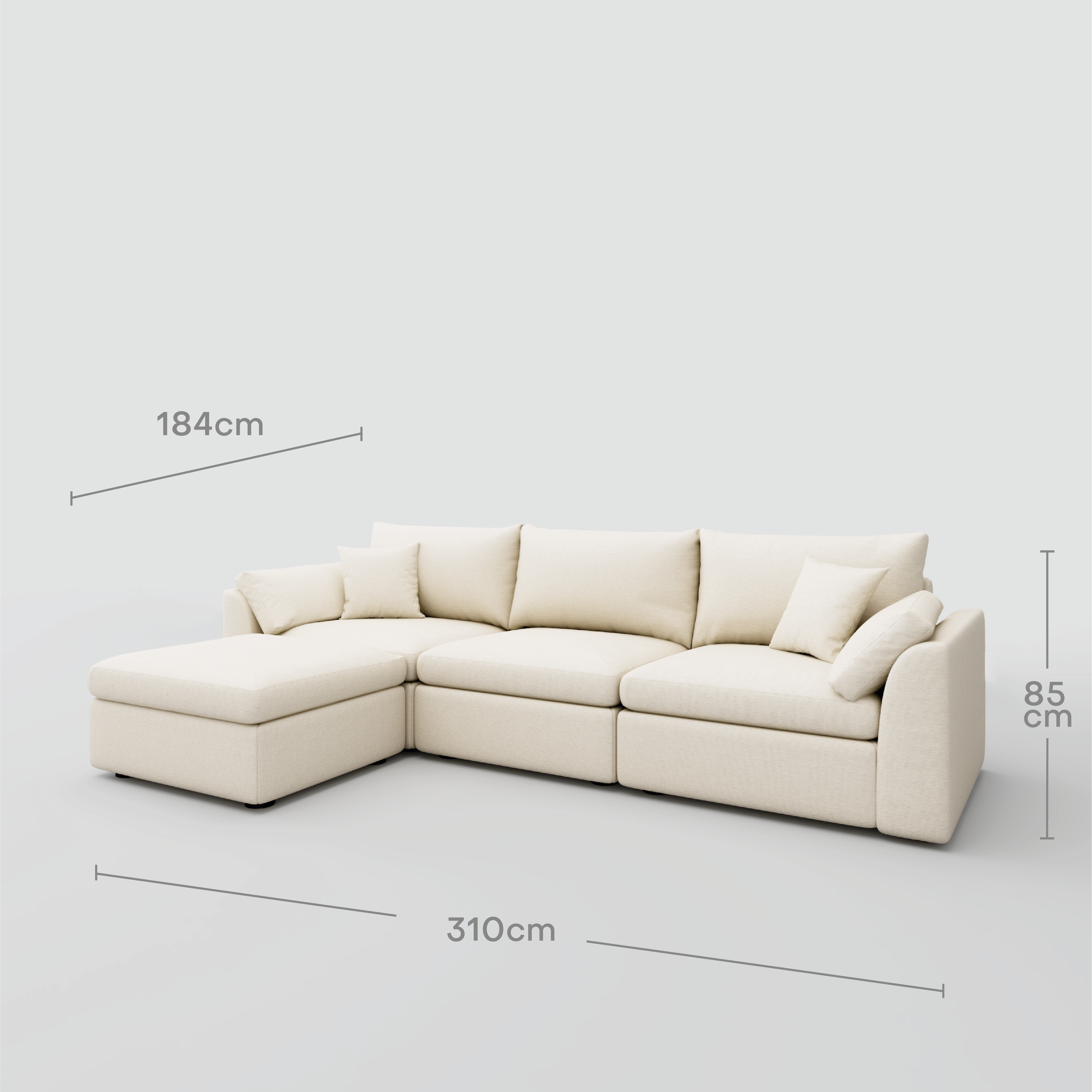 Brooke L-Shape Sofa