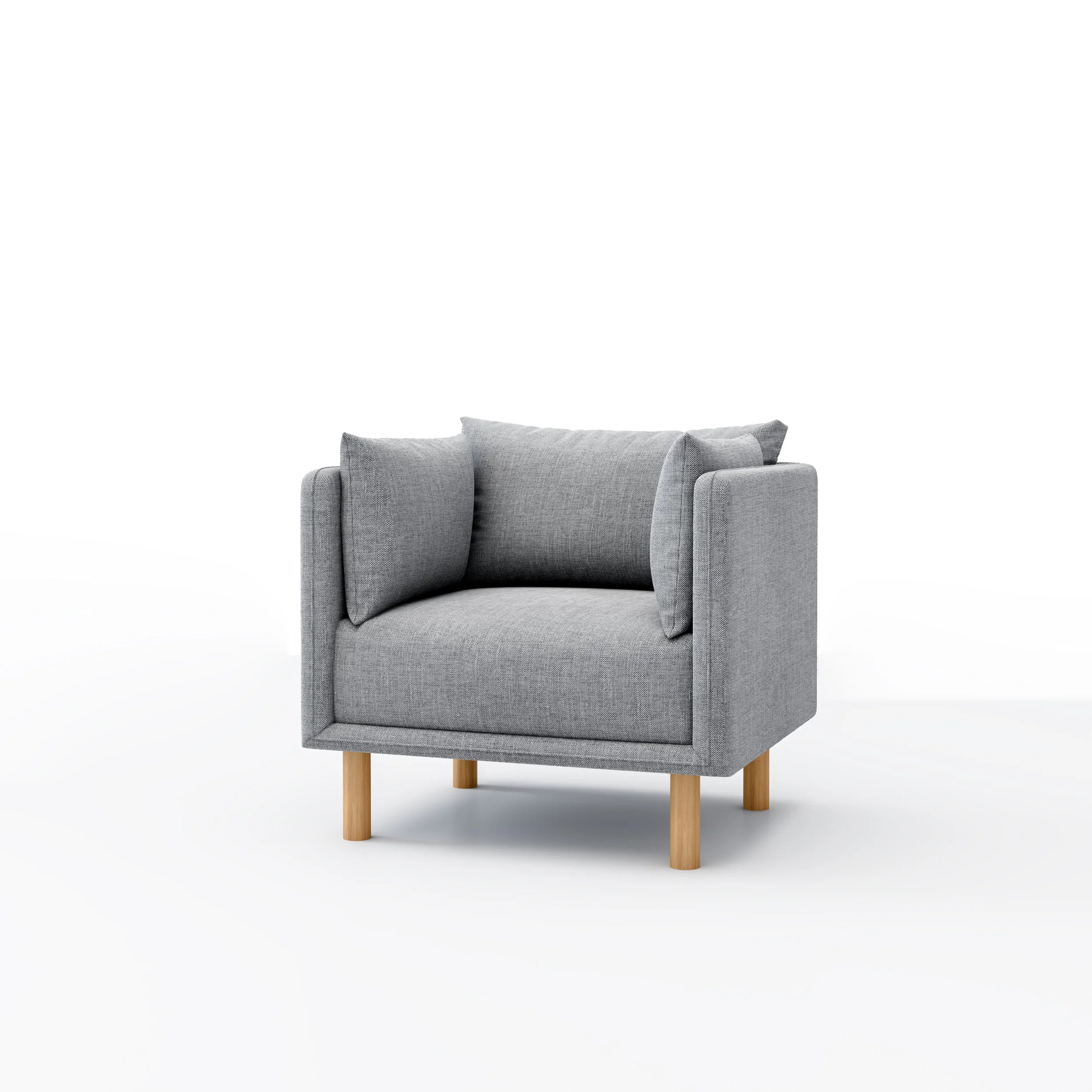 Mcann Wooden Legs Armchair