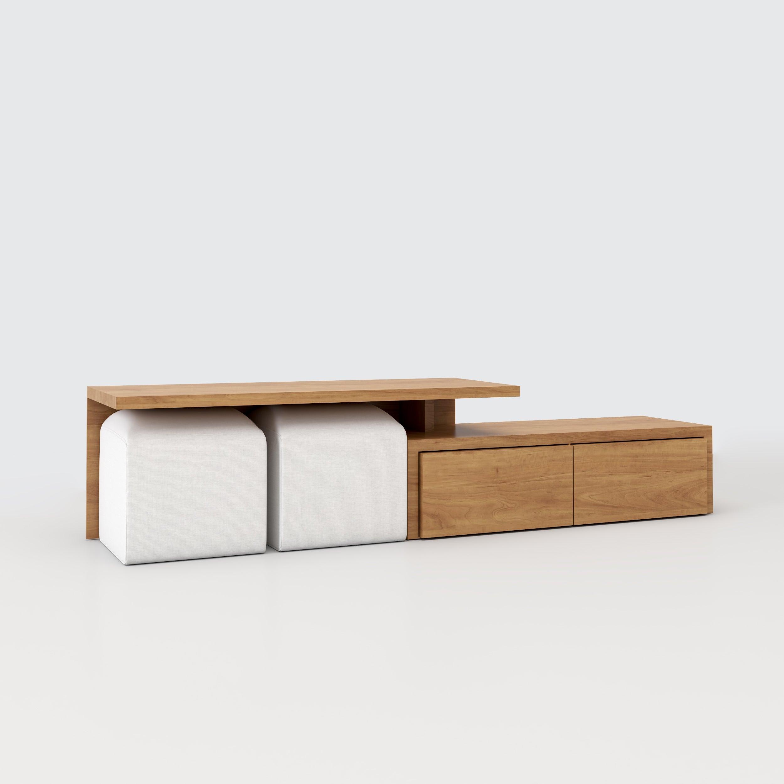 Double Deck TV Unit