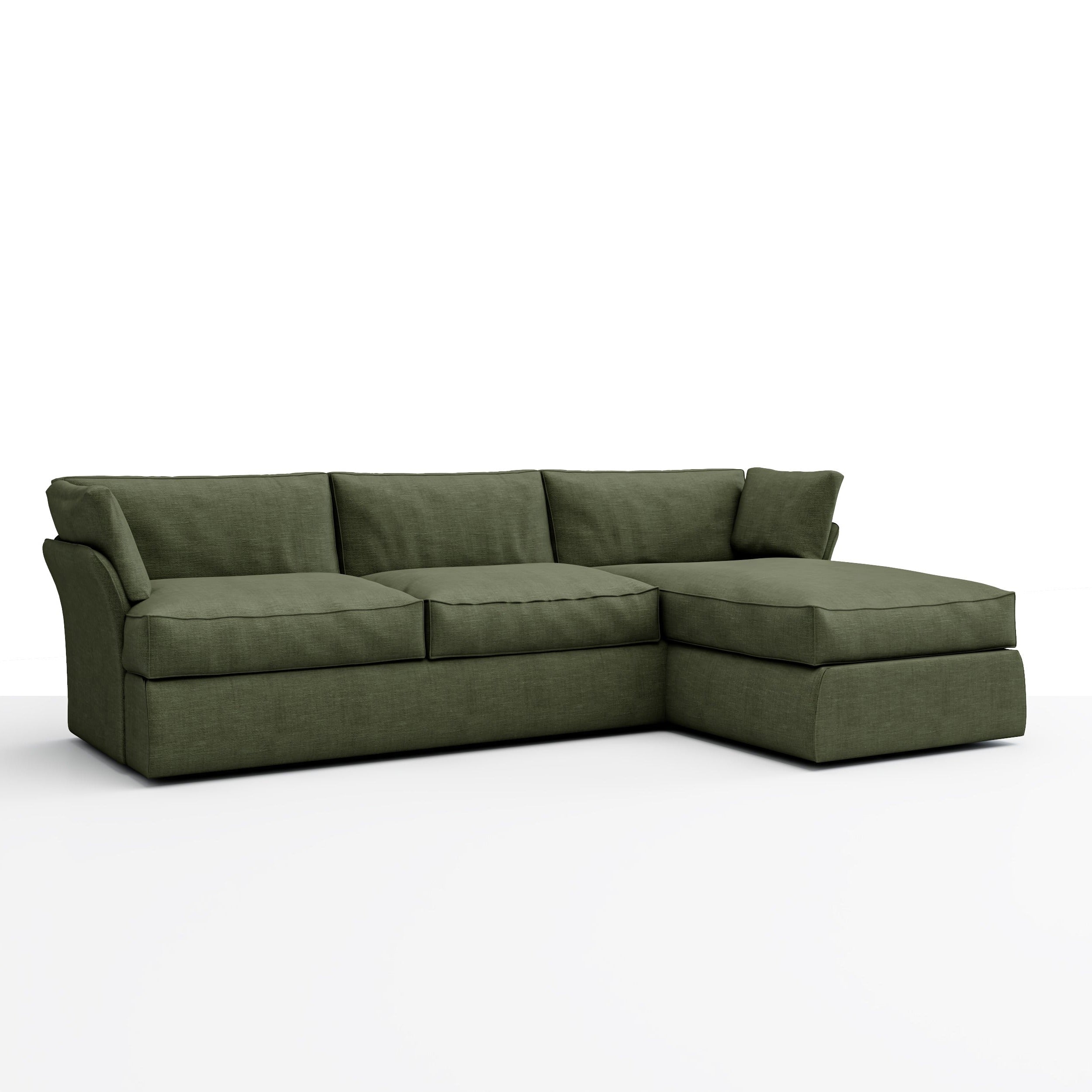 Plush L-Shape Sofa