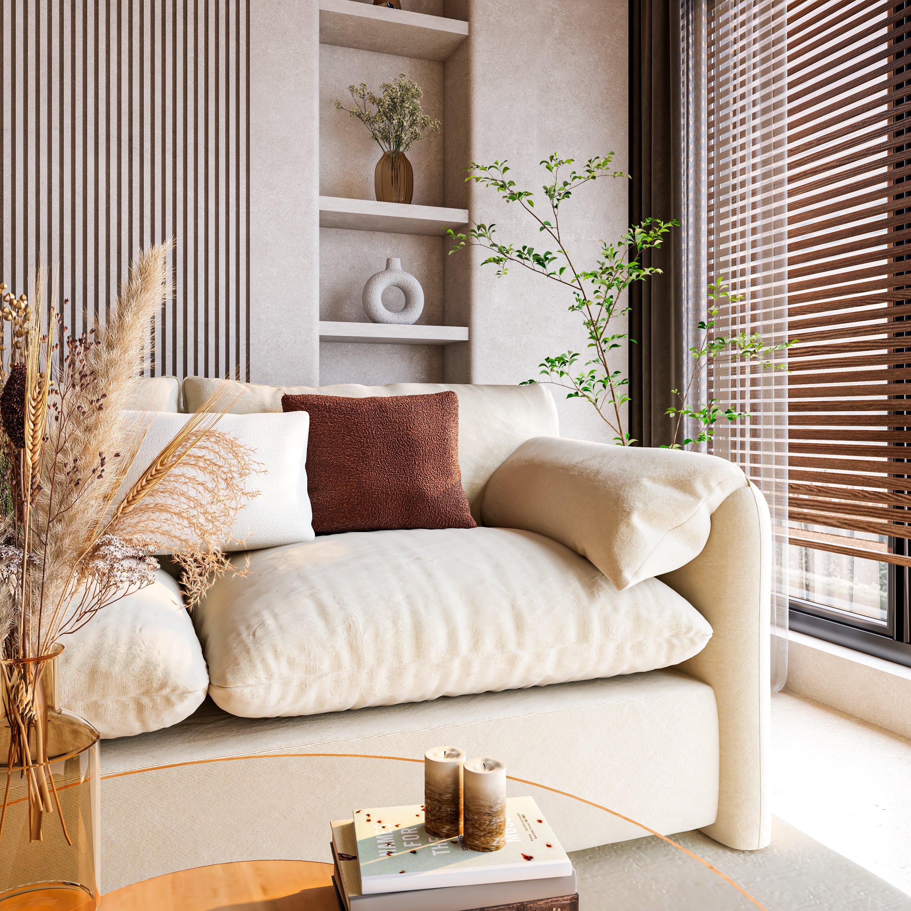 Ash L-Shape Sofa