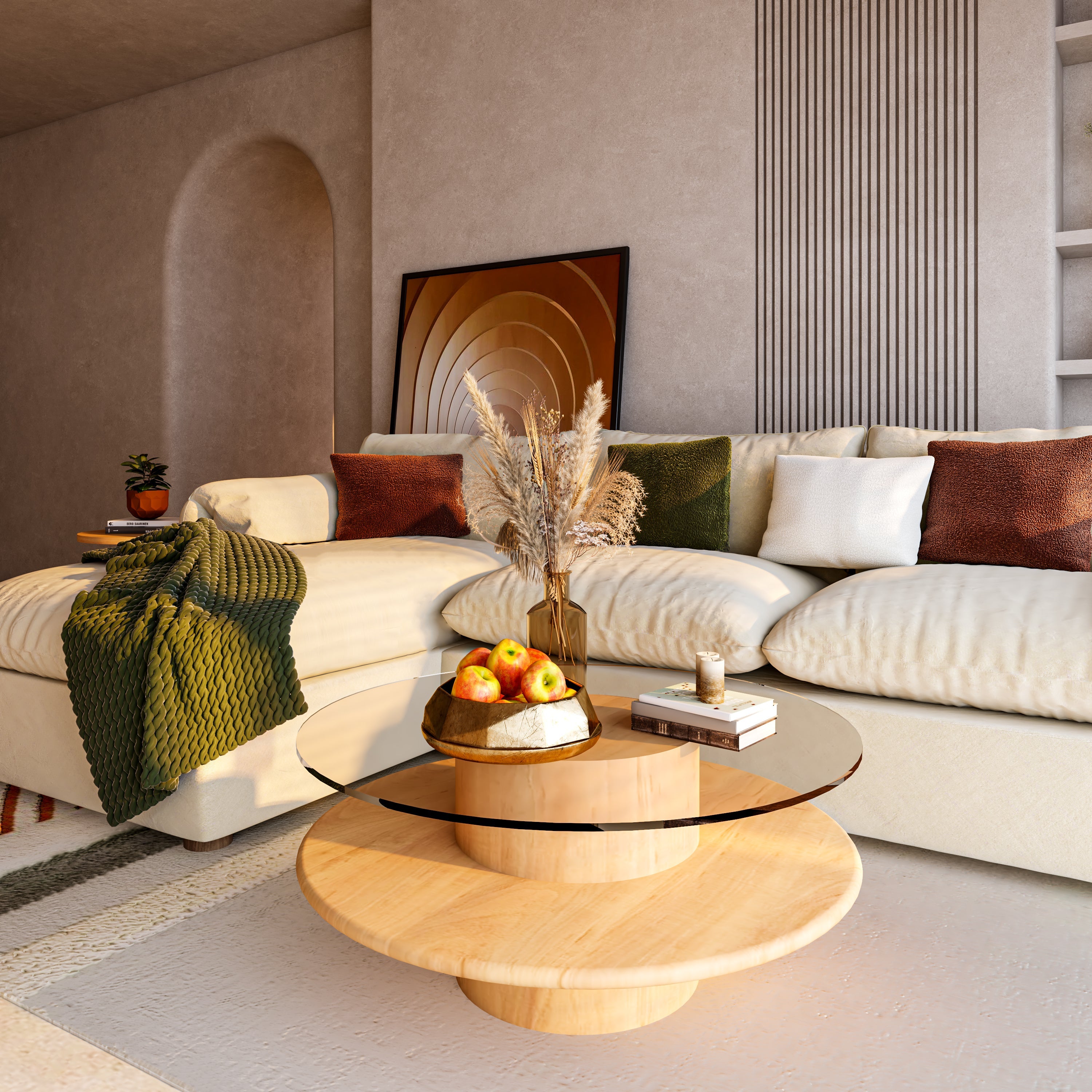 Ash L-Shape Sofa