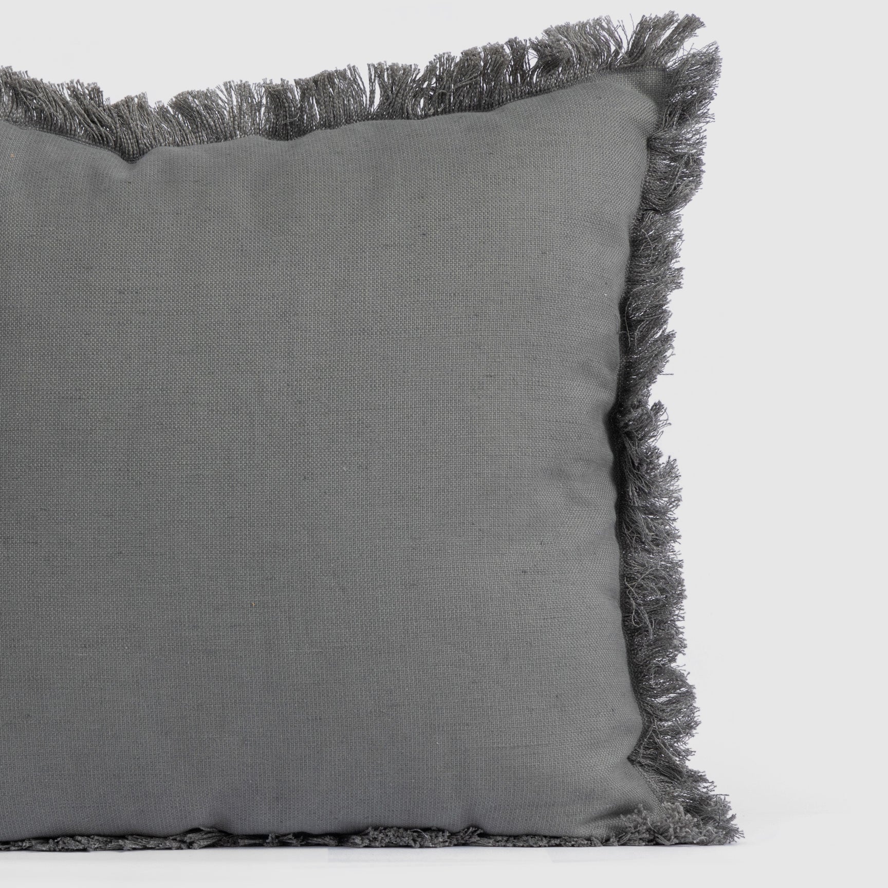 Frill Linen Tweed Cushion