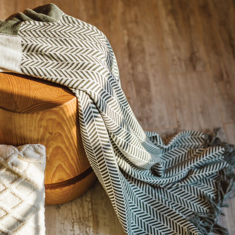 Muffler Throw Blanket