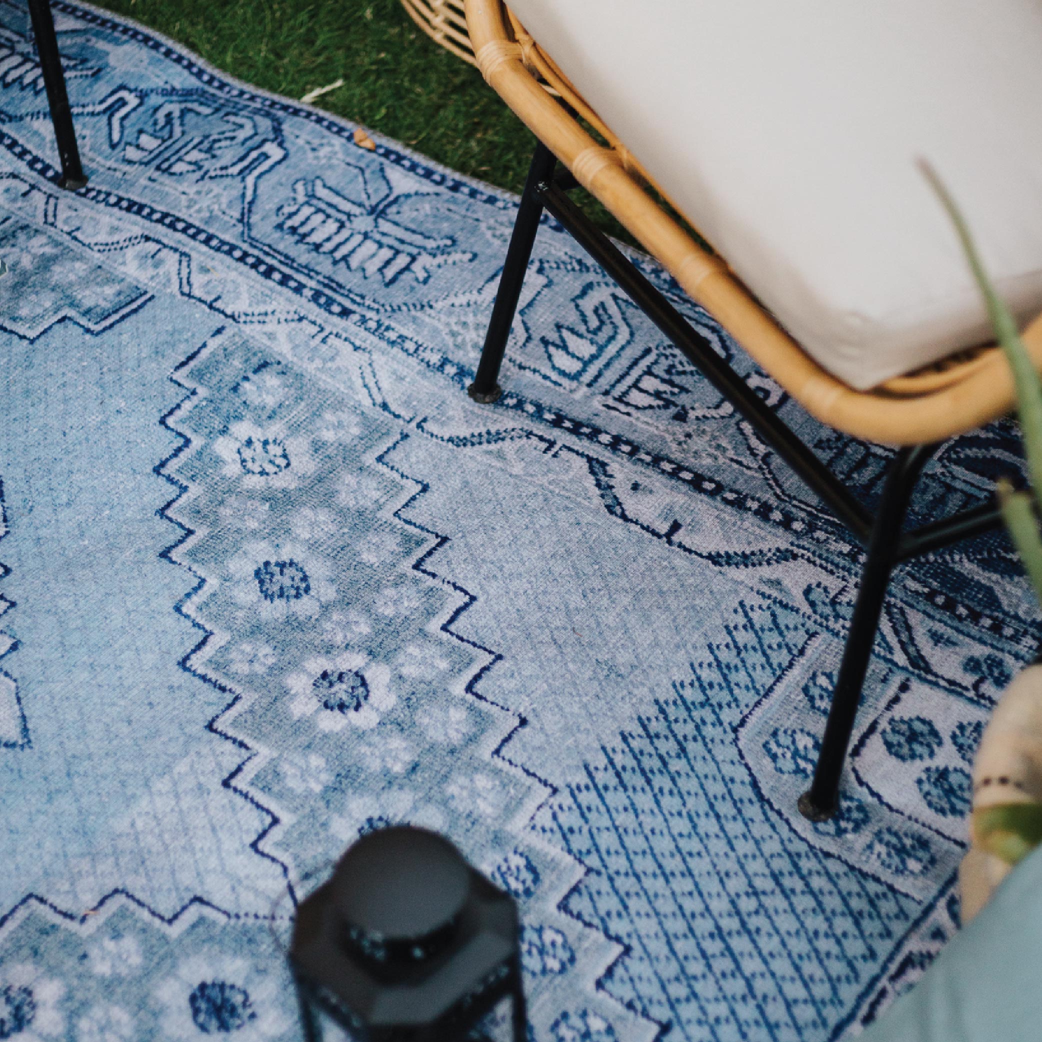 Tabriz Blue Rug