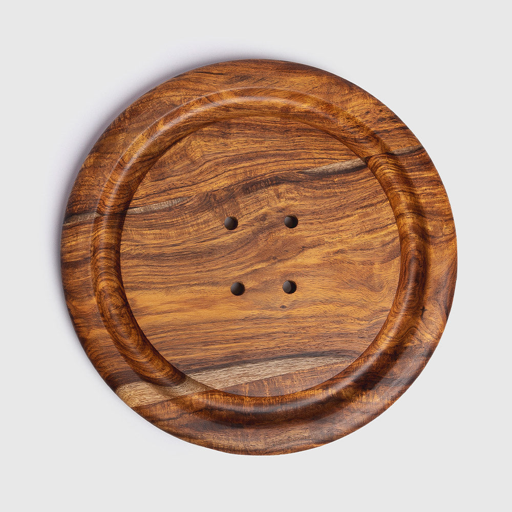Giant Wooden Button Coaster