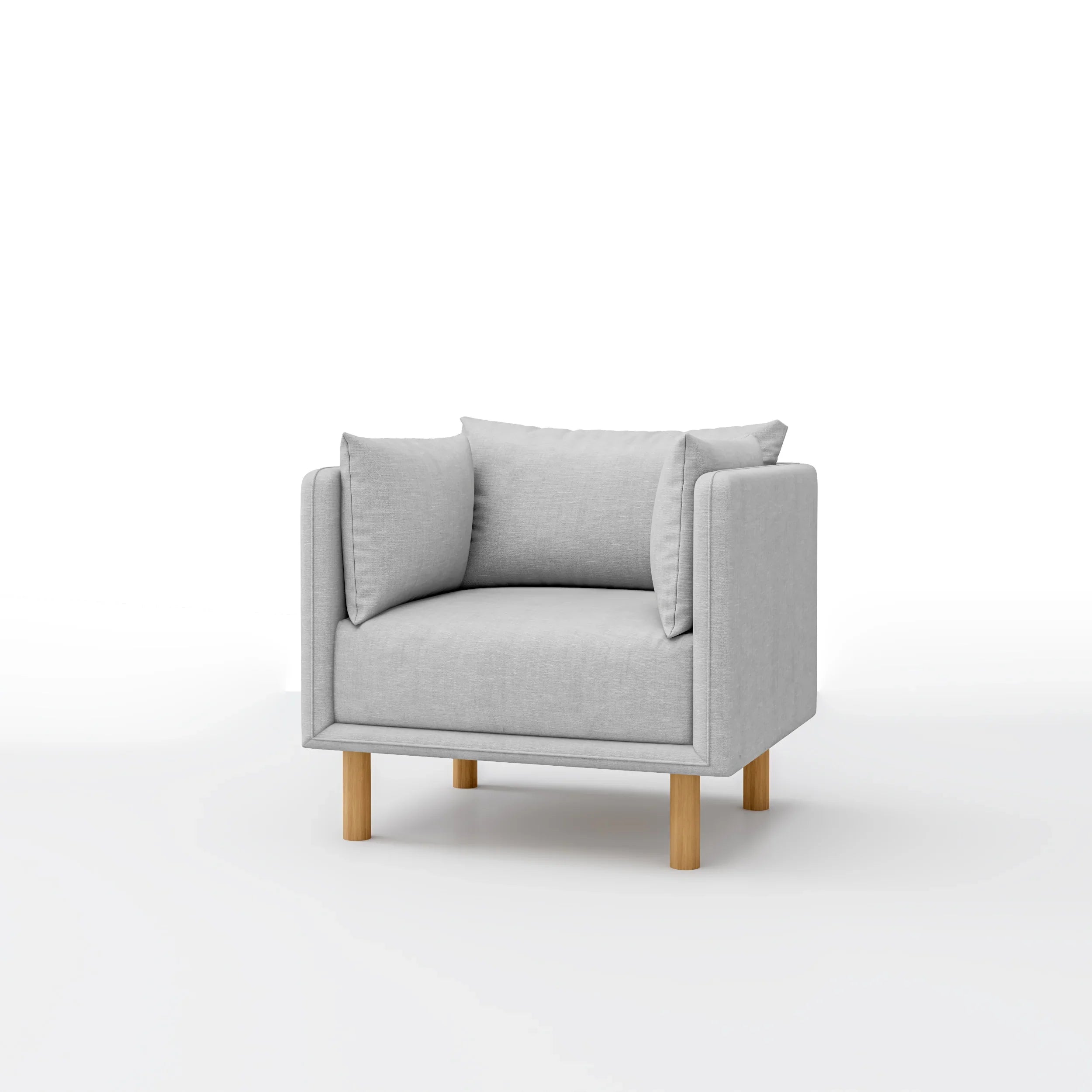 Mcann Wooden Legs Armchair