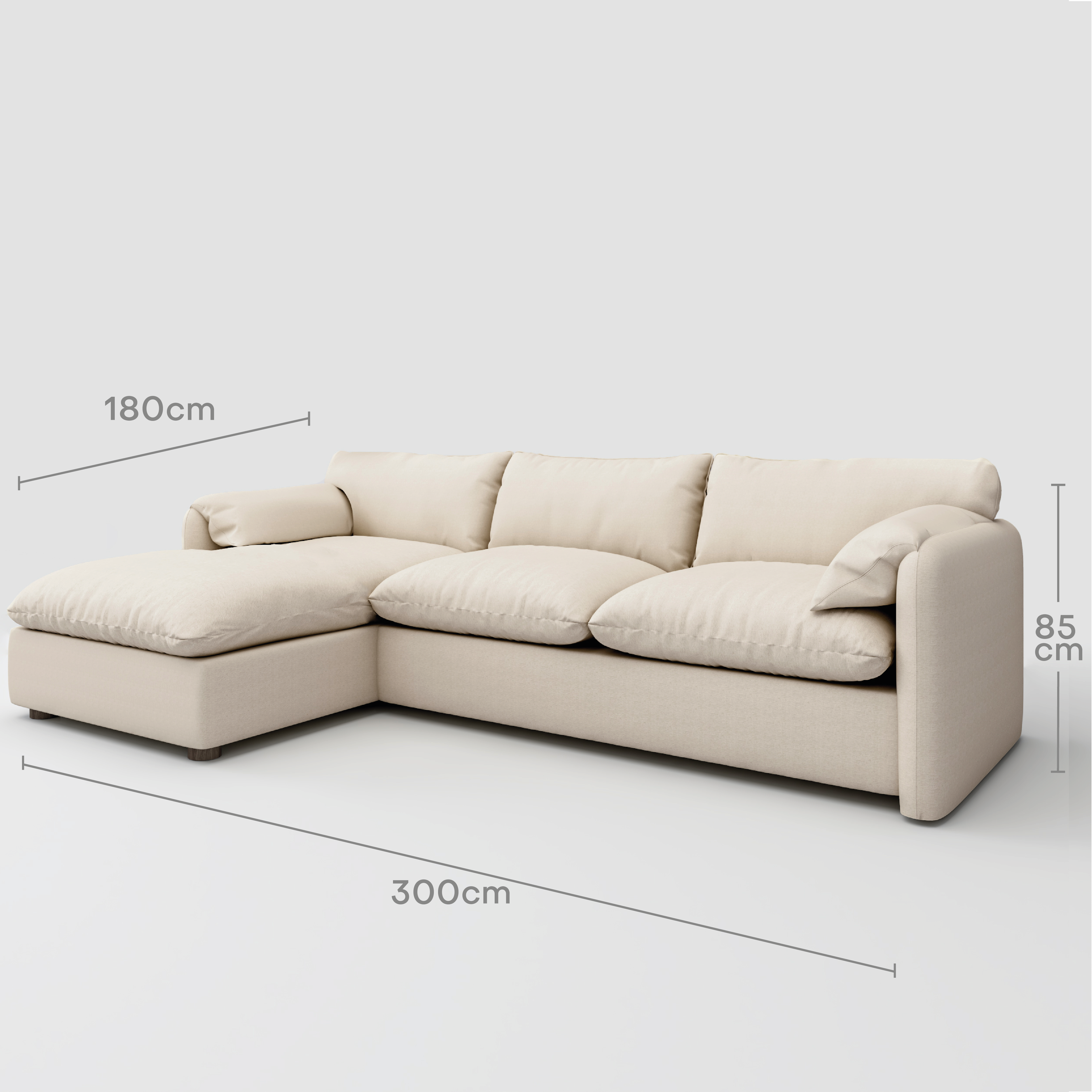 Ash L-Shape Sofa