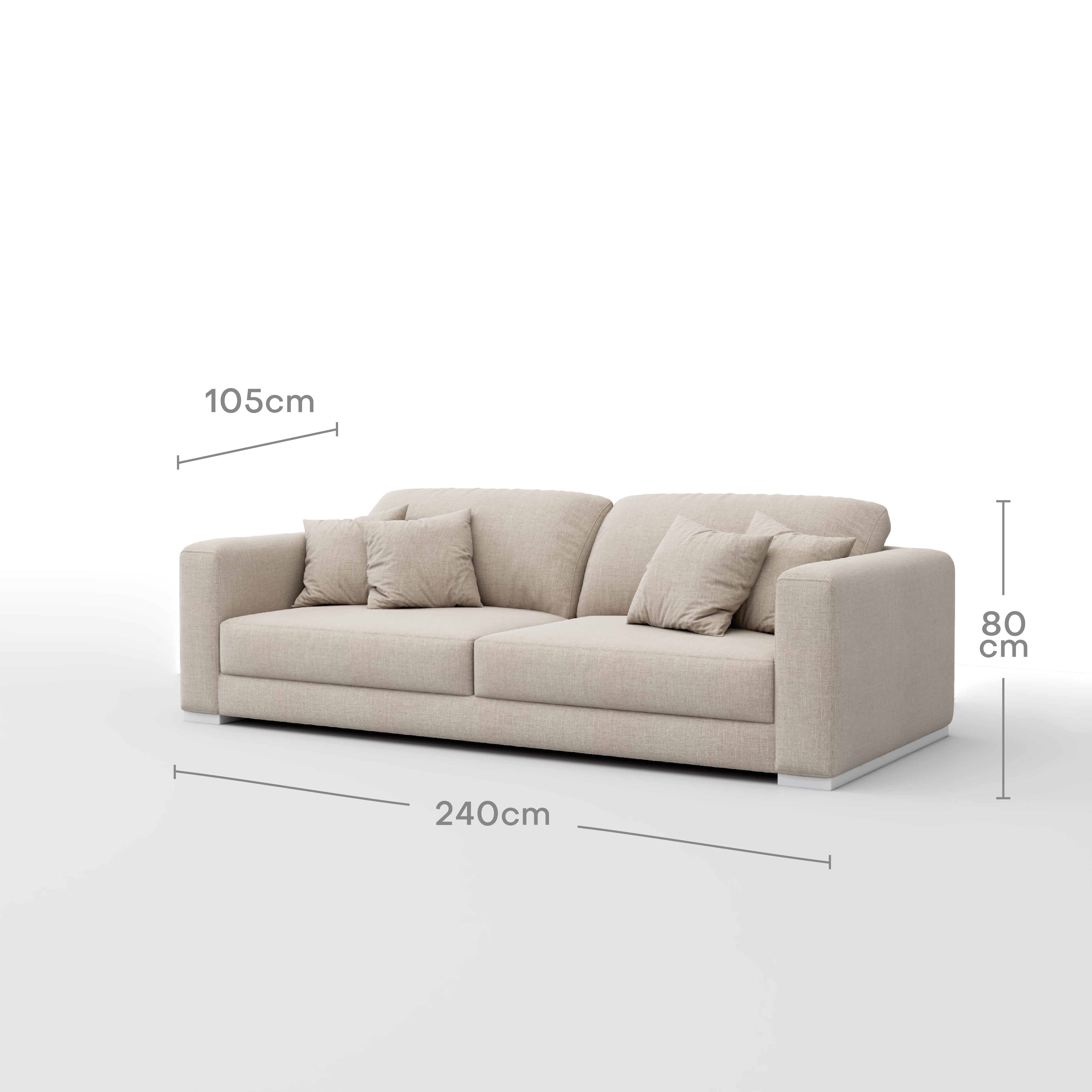 Fraser Large 2 Seater Sofa