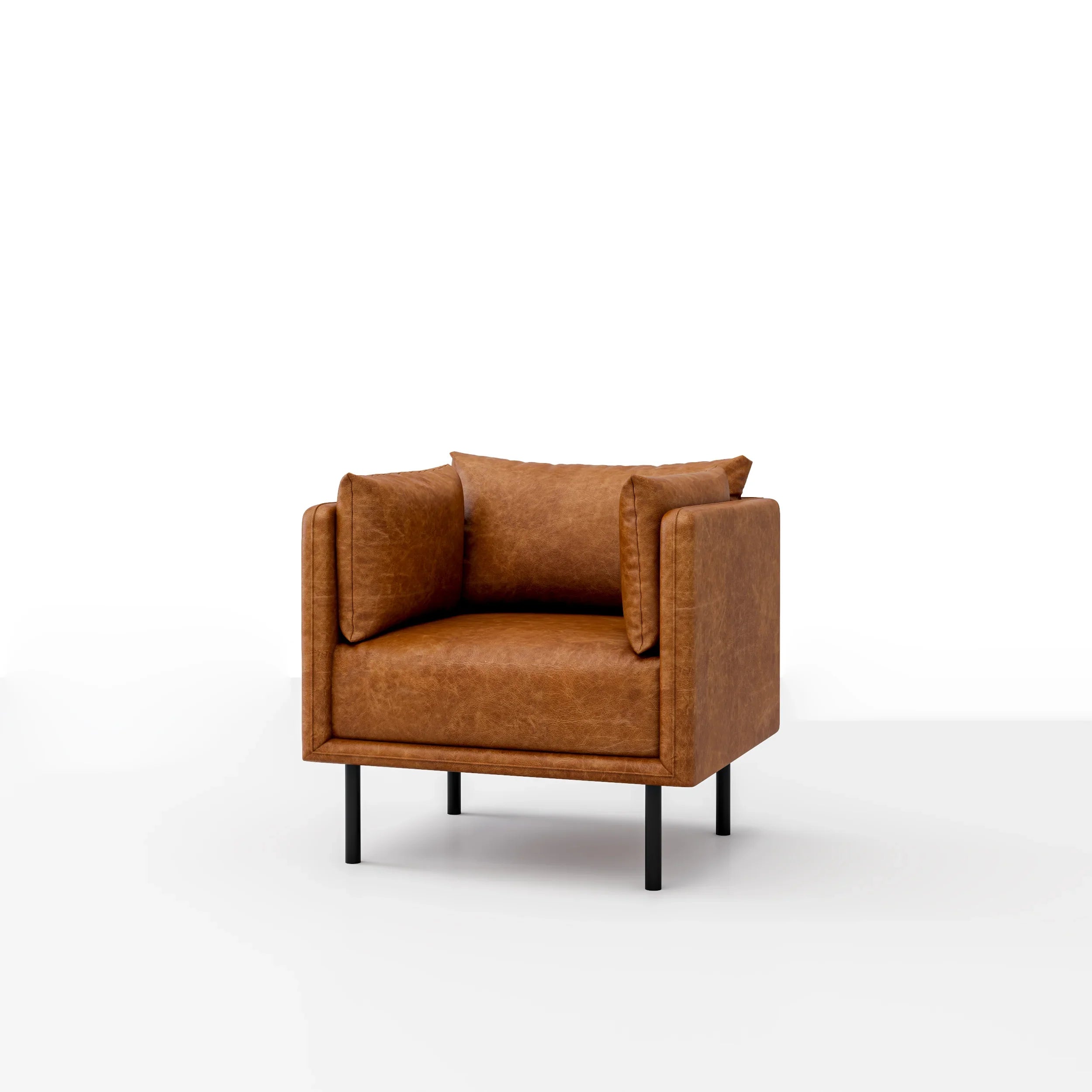 Mcann Armchair Steel Legs
