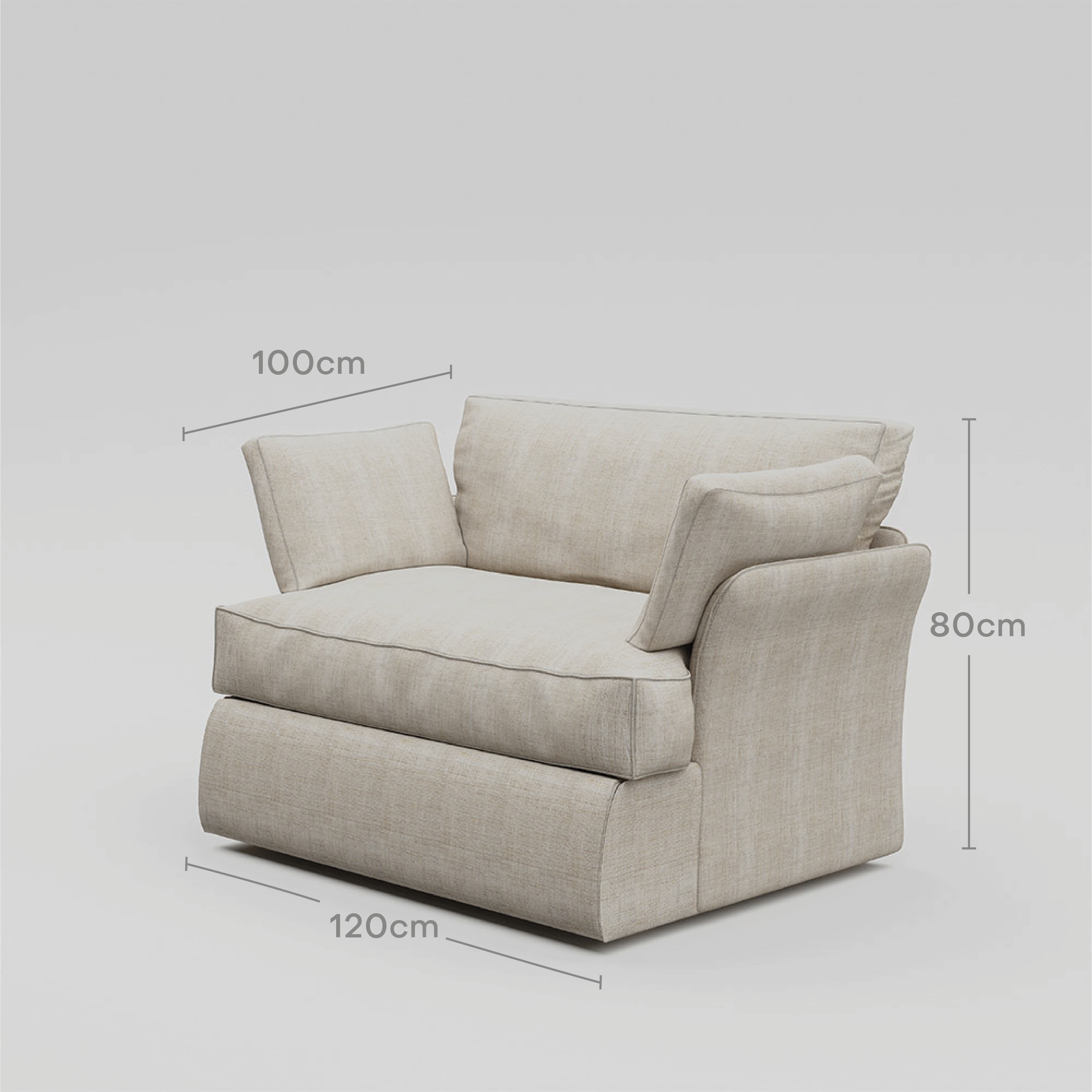 Plush Loveseat
